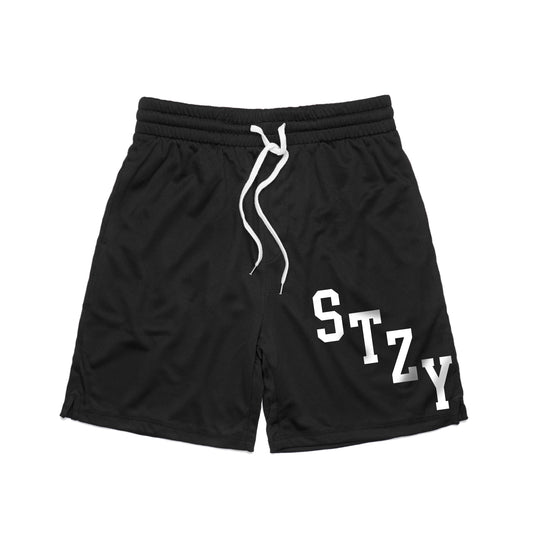 STZY Shorts - Black / White