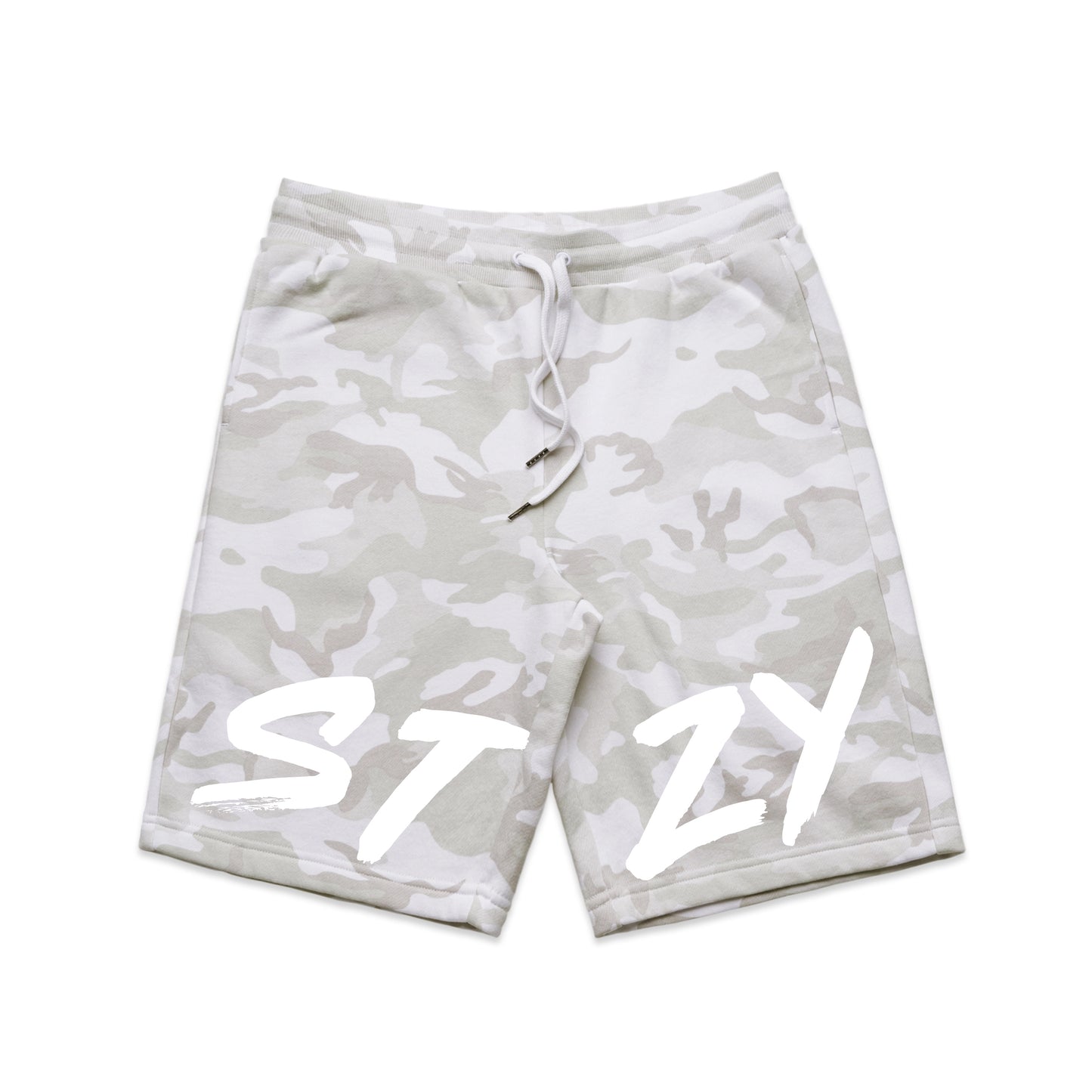 STZY THRASHIN' Shorts - White Camo