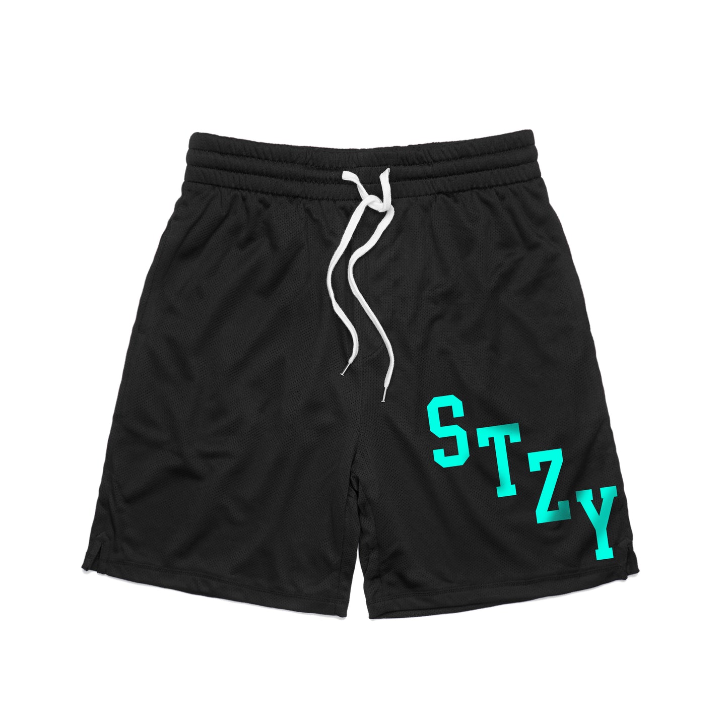 STZY Shorts - Black / Teal